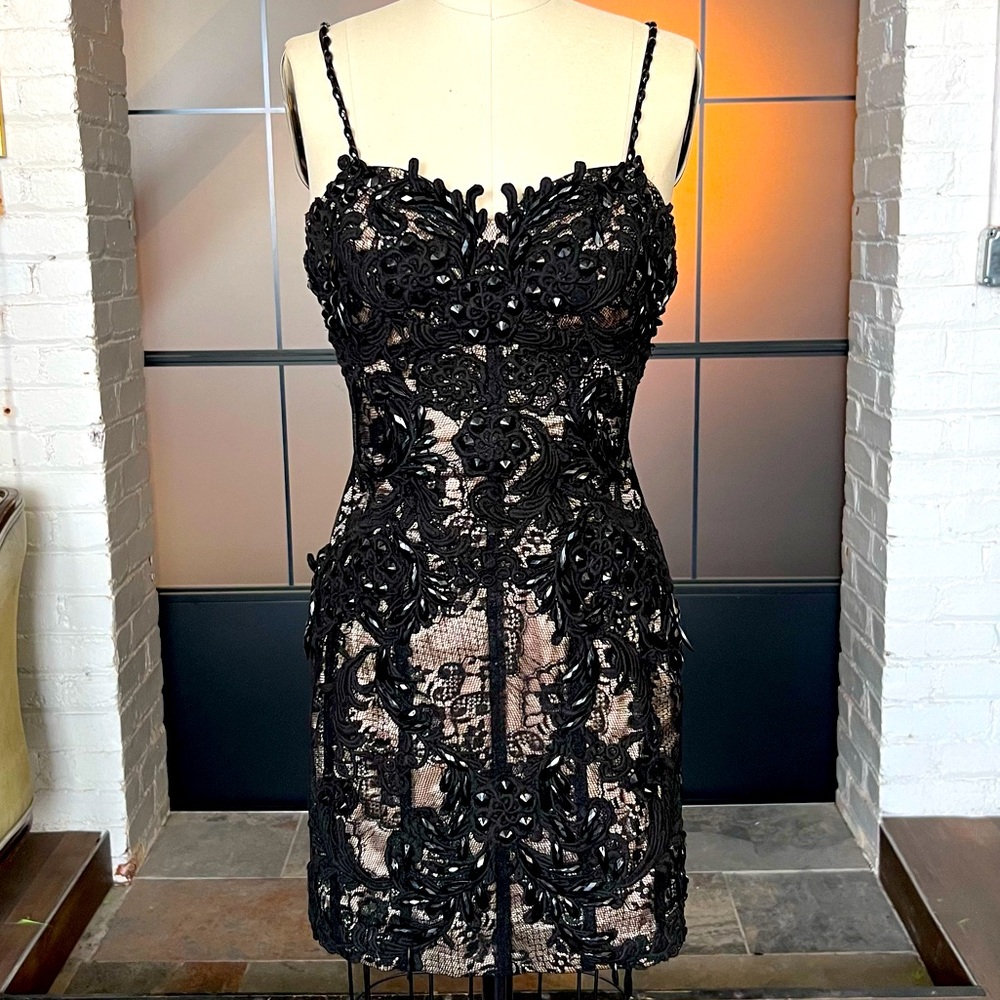 Beaded cocktail dress